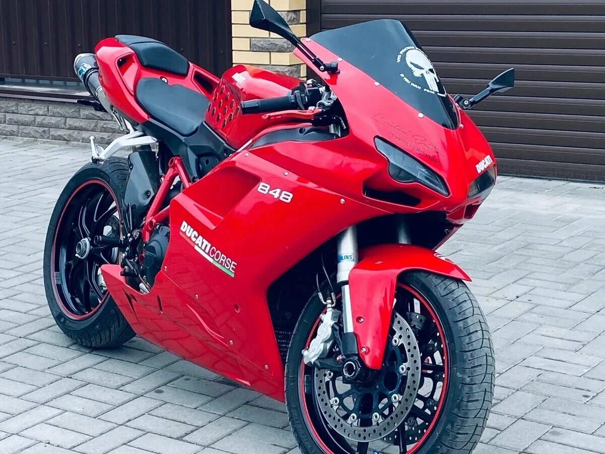 Продажа мотоциклов фото Купить б/у Ducati 848 инжектор 6 передач в Ростове-на-Дону: красный спорт-байк 2