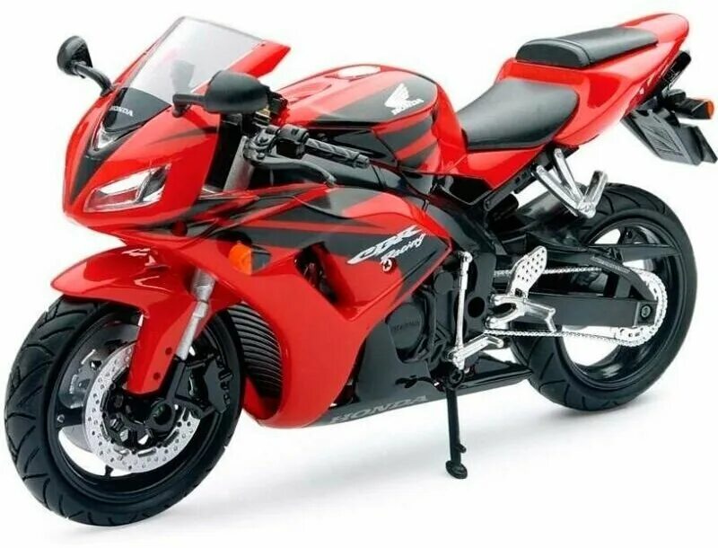 Продажа мотоциклов фото цены Мотоцикл Welly Honda CBR1000RR (12819P) 1:18, красный/черный - купить в интернет