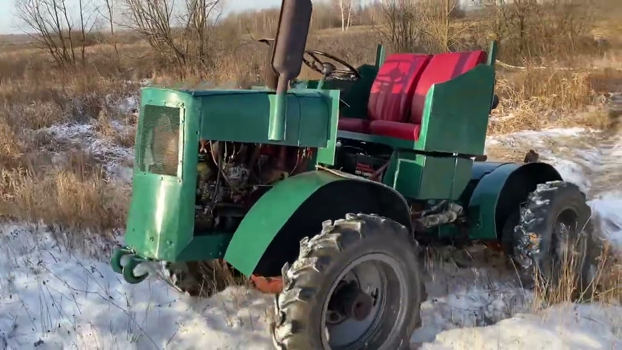 Продажа самодельных тракторов в алтайском крае Homemade tractor. Самодельный трактор 4x4 - YouTube