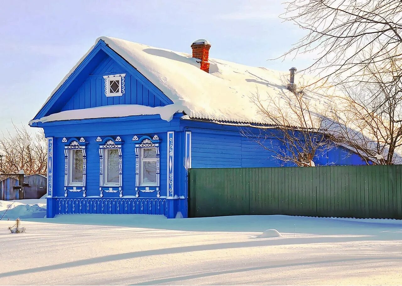 Продажа село дом фото ABC Russian: Russian village in winter. Photos.