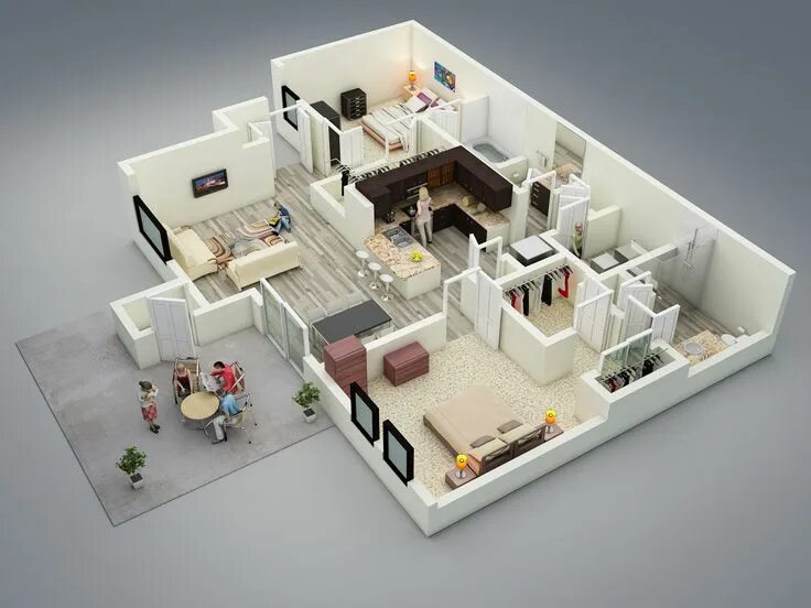 Продумать планировку квартиры 3d floor plan on the basis of 2d layout, If interested 3d services contact us! F