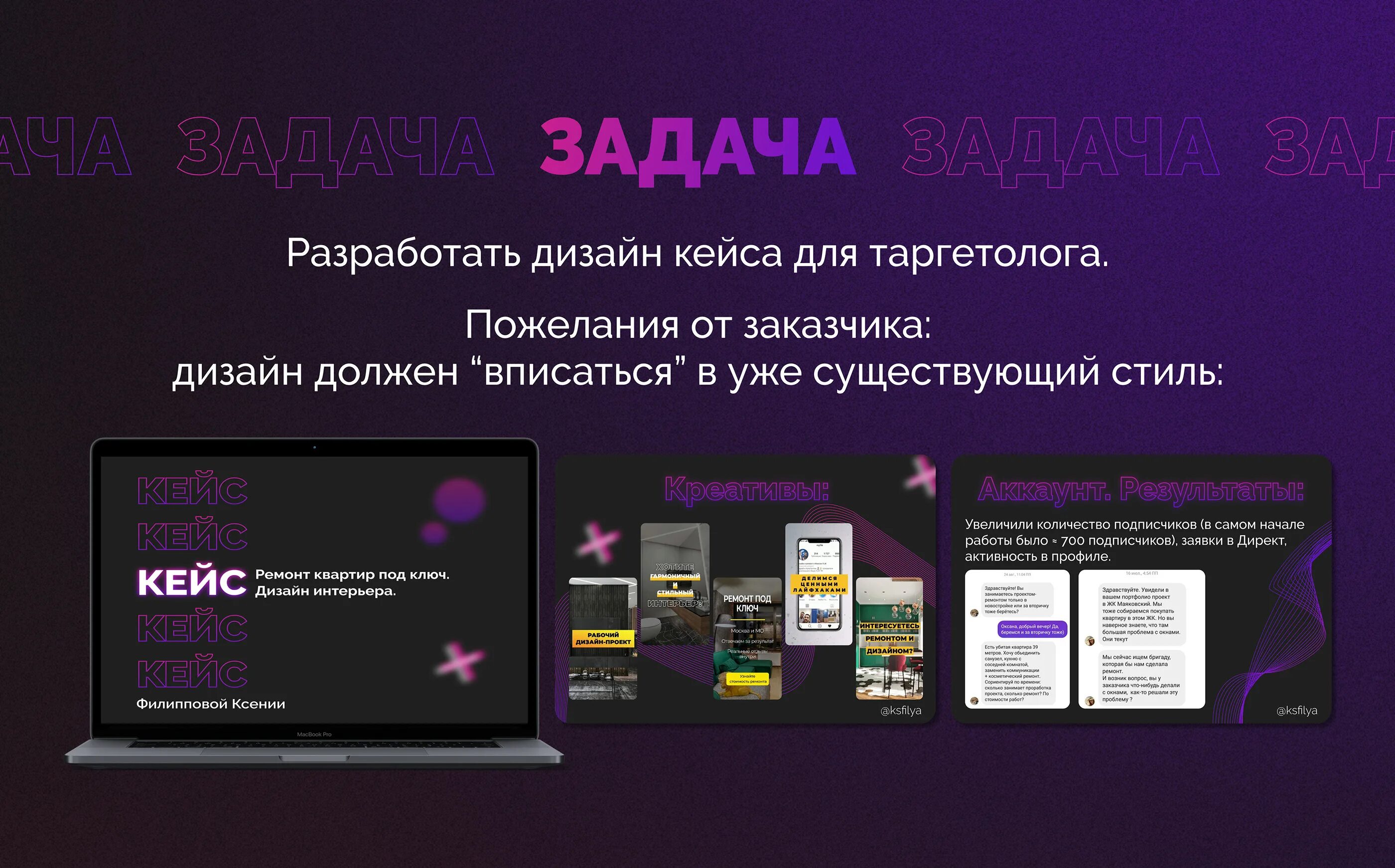 Продвижение дизайнера интерьера кейс Дизайн, оформление кейса on Behance