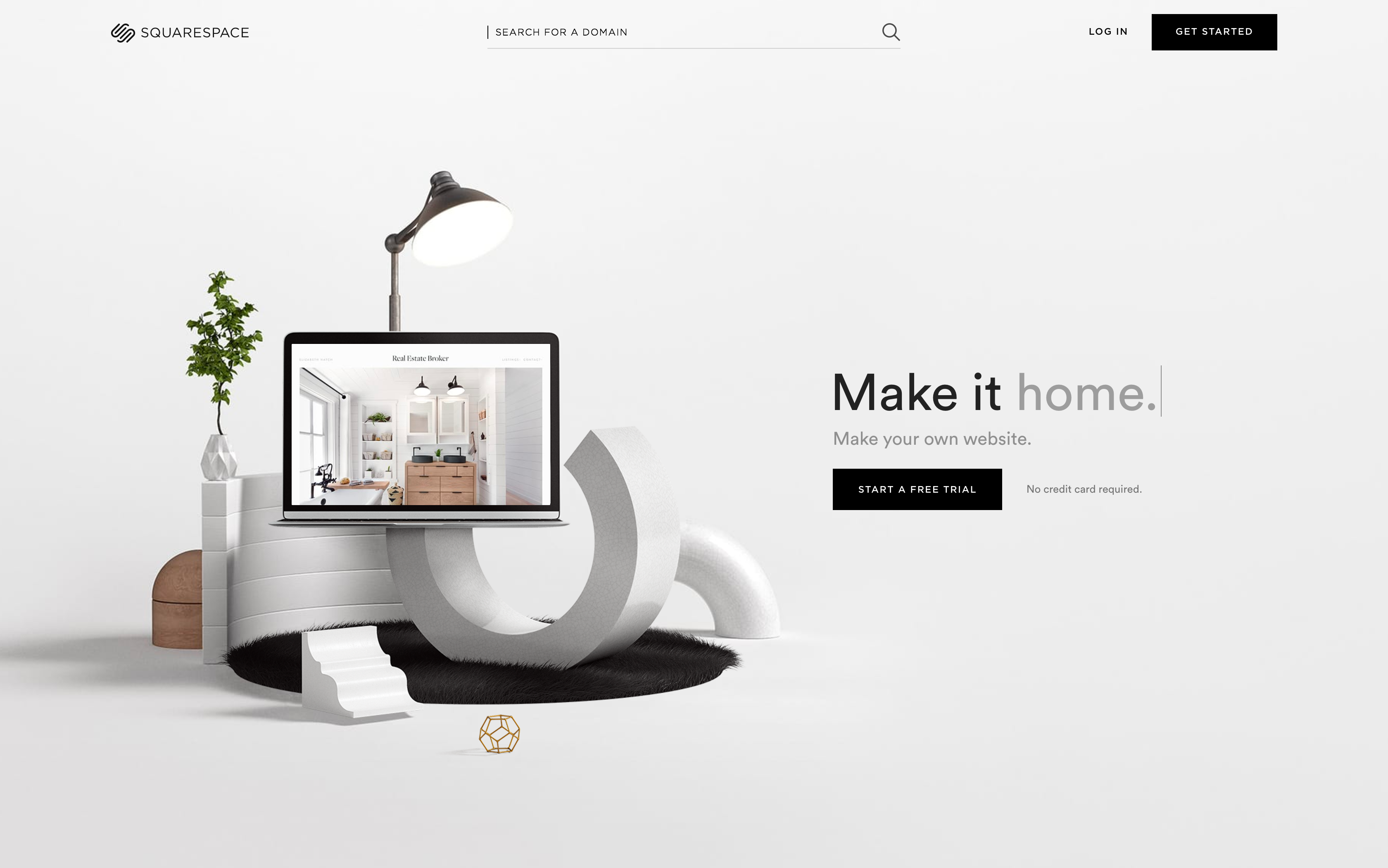 Продвижение сайта дизайн студии Dribbble - squarespace_home_hero_1.png by Andre Felipe Ribeiro