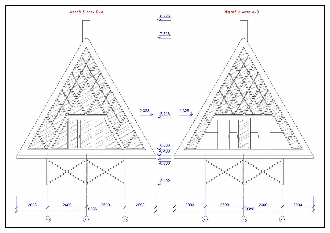 Проект а фрейм дома с чертежами Pin by Светлана on BUNGALOW House in the woods, A frame house, Frame