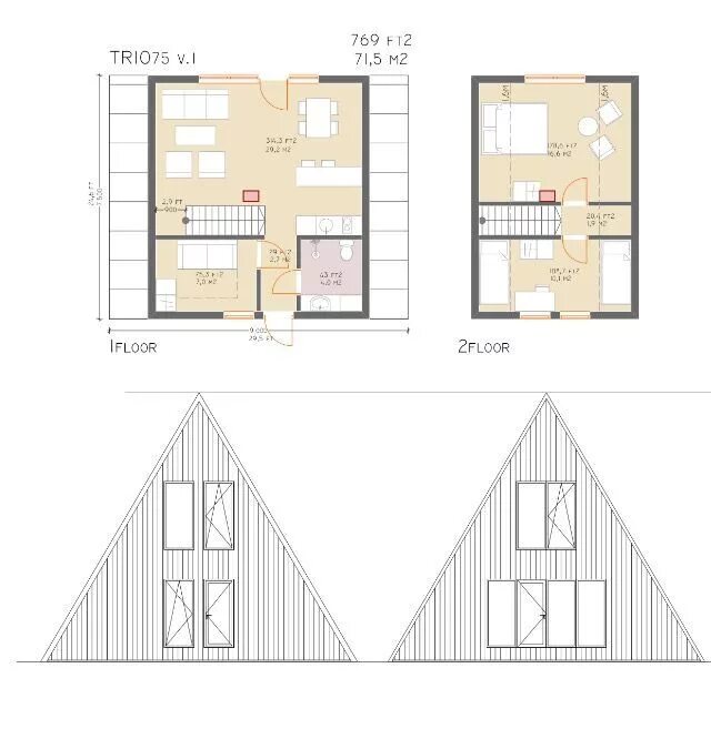 Проект а фрейм дома с чертежами Pin on a-frame house Cabin house plans, A frame house plans, A frame house