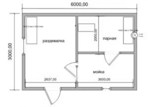 Проект бани 3х6 каркасной чертежи Баня 6х3 планировка Bel-Okna.ru