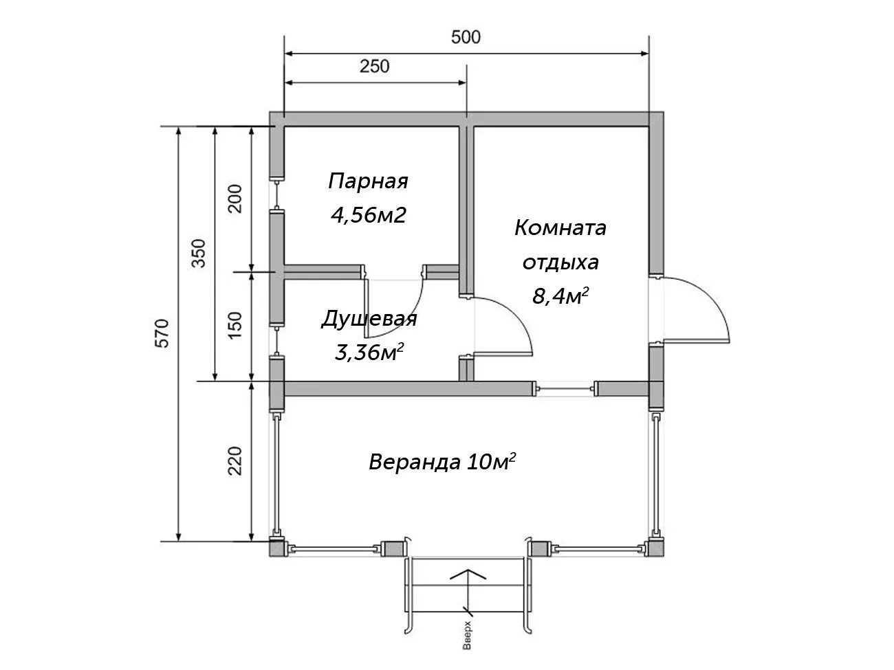 Проект бани 5х4 чертежами Баня 3,5х5 с верандой