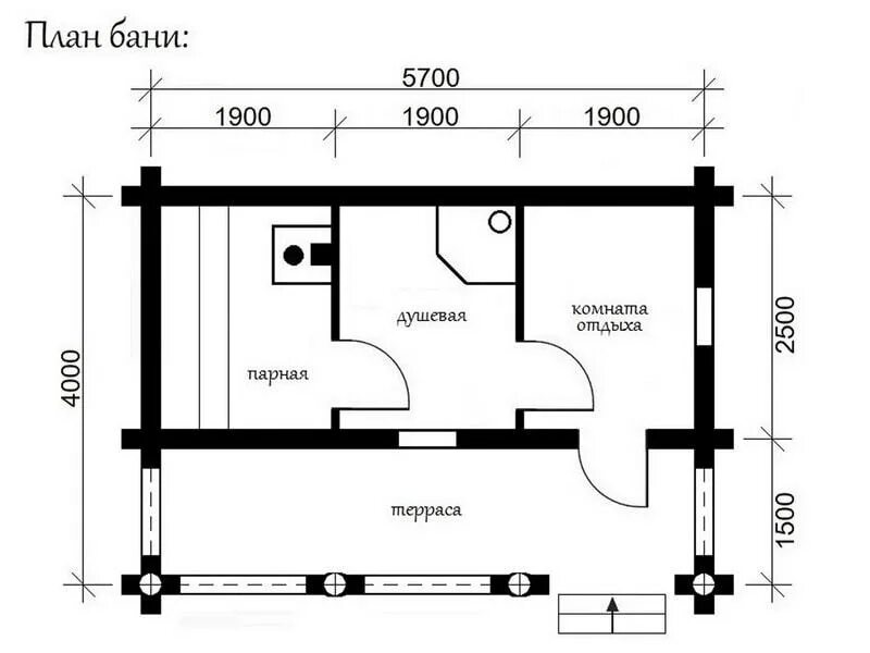 Проект бани бесплатно чертежи Баня из бруса, бревна, каркас, кирпич