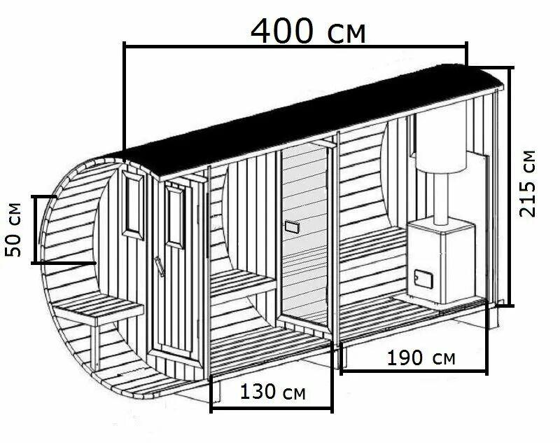 Проект бани бочки своими руками с чертежами Баня-бочка, банный чан и купель с подогревом своими руками Блог самостройщика Дз