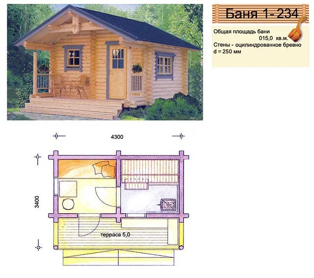 Проект бани для дачи своими руками Баня-234 Проекты бань до 25 кв.м slawasu Flickr