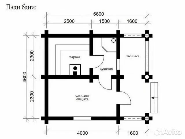 Проект бани фото и чертежи Сруб бани купить в Москве Товары для дома и дачи Авито