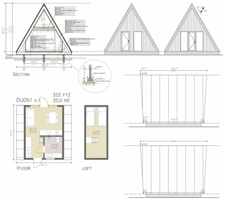 Проект баня a frame бесплатно с чертежами The A-Frame House - Reimagined by Avrame - TAG Level in 2024 A frame house, Mini