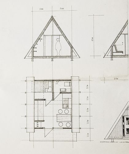 Проект баня a frame бесплатно с чертежами Hringholl I & II A frame house, Triangle house, Wooden house plans