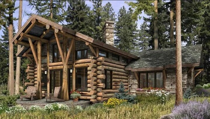 Проект бревна фото Pin on Countryside that i luv Log home floor plans, Log cabin plans, Log home pl