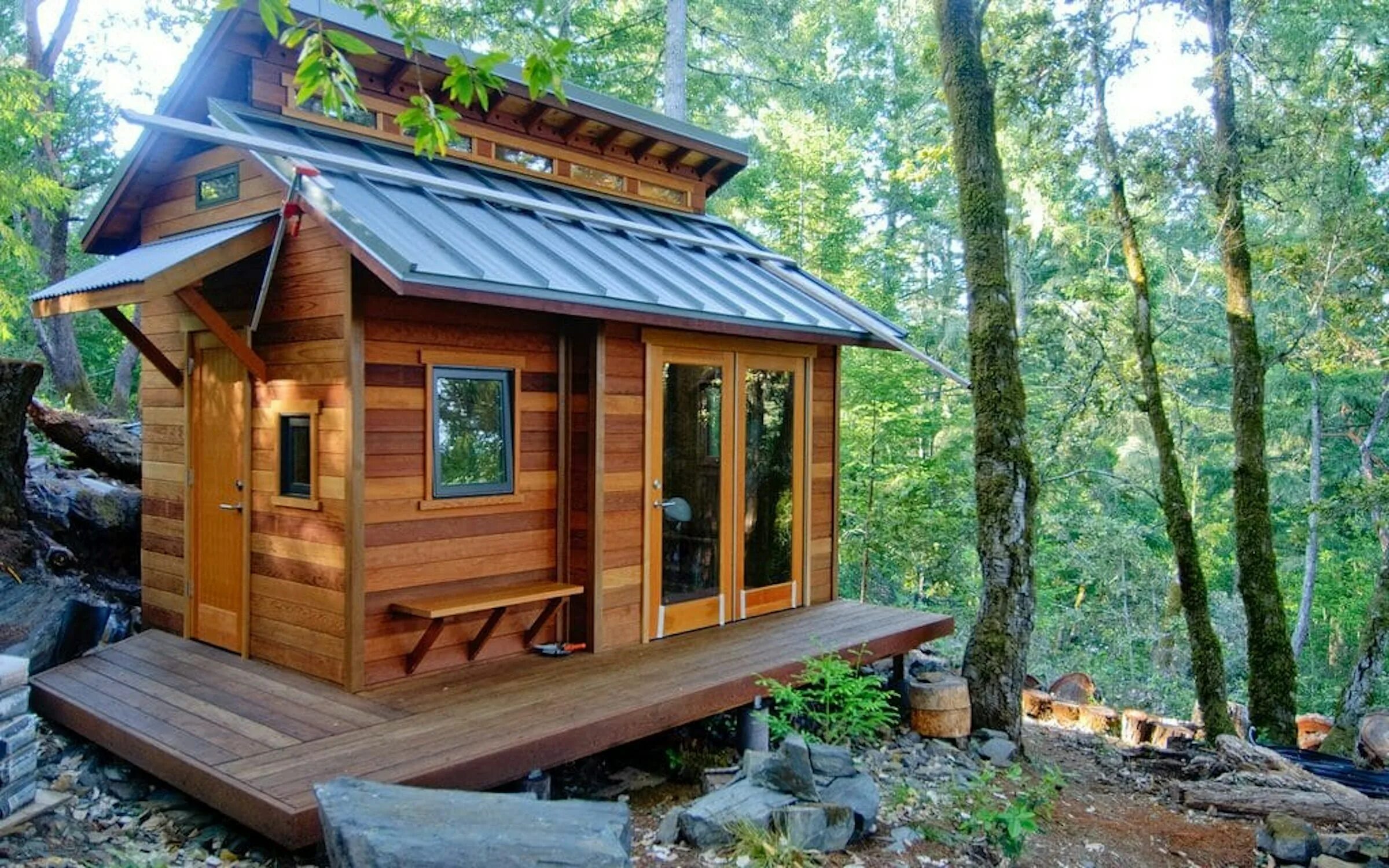 Проект дача из дерева своими руками Tiny Homes Offer an Escape From the Treadmill www.splicetoday.com