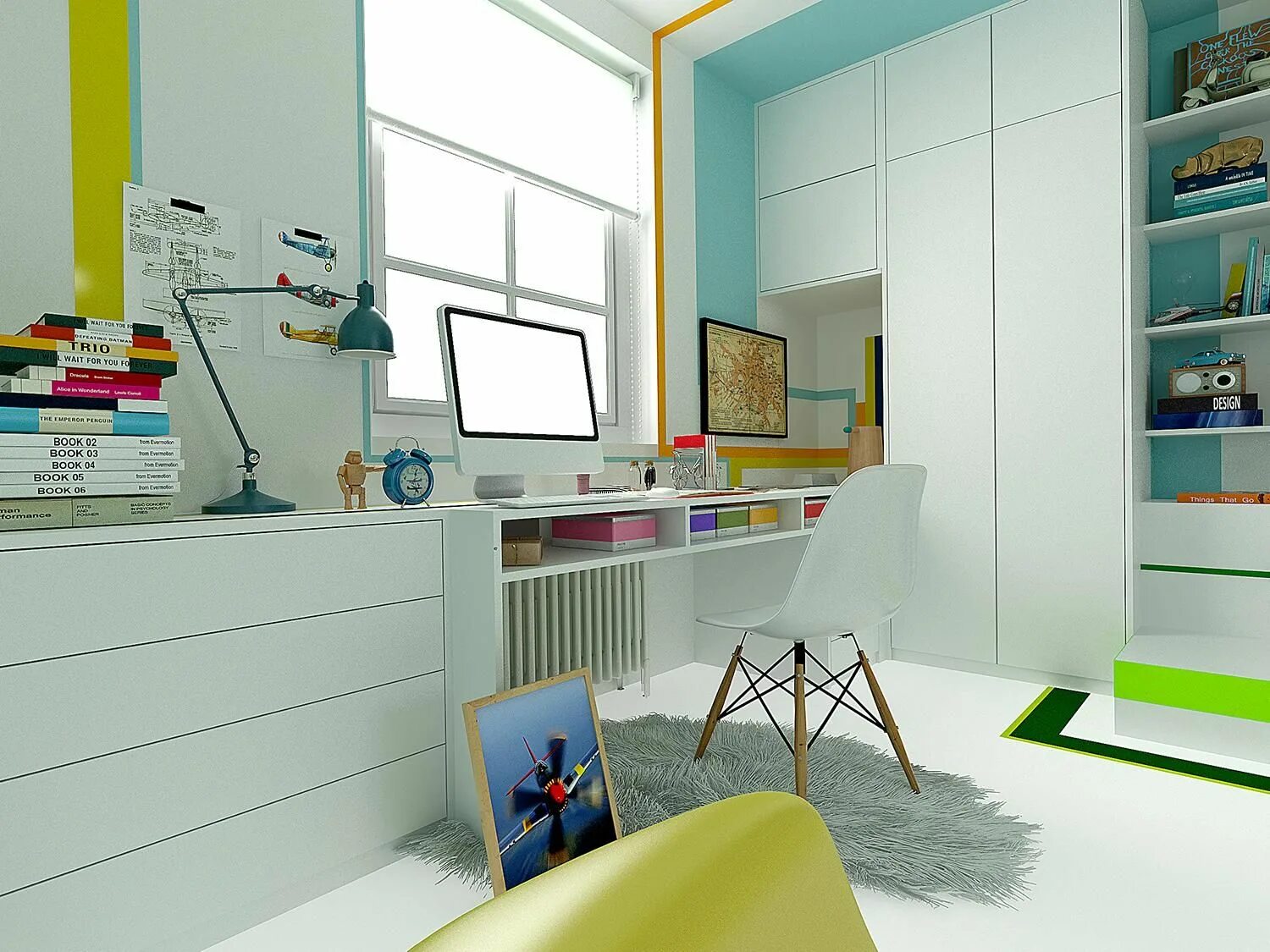 Проект детской фото The Little Pilot by Brani & Desi Brani & Desi Archello Kids room, Interior, Hous