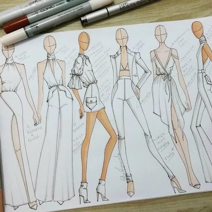 Проект дизайн одежды 7 класс Olívia Figueiredo (@studio_ilustra) * Instagram photos and videos Fashion illust