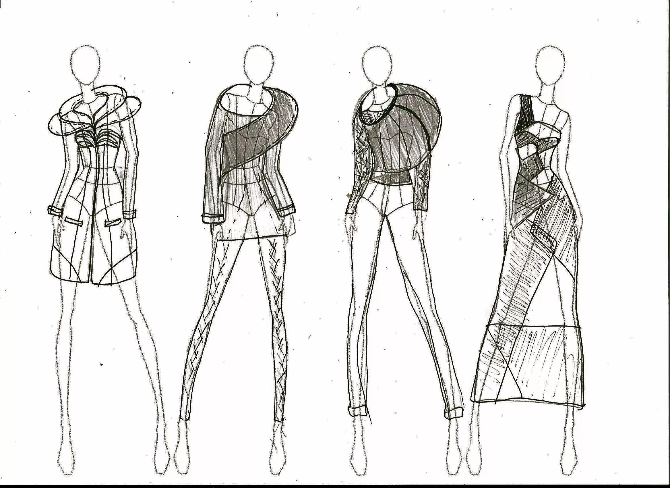 Illustration Sketches, Fashion illustration sketches, Fashion sketches