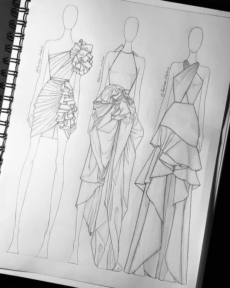 Проект дизайн одежды 9 класс Pin by Skubala Wiktoria on Draw Fashion design sketches, Fashion illustration sk