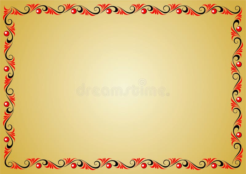 Проект дизайн по народным мотивам презентация Frame of grass ornament stock vector. Illustration of golden - 4833765