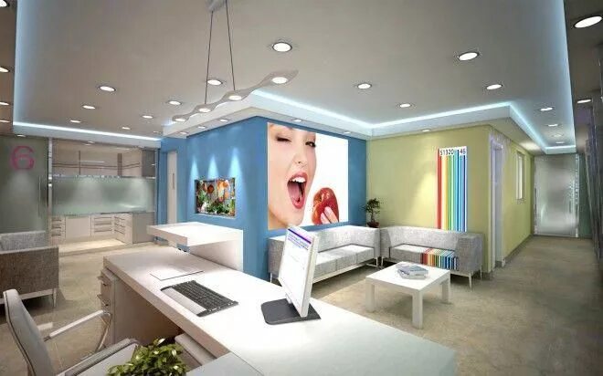 Проект дизайна клиники Tricky Dental Surgery London #dentistas #DentalSurgeryKids Dental office design 