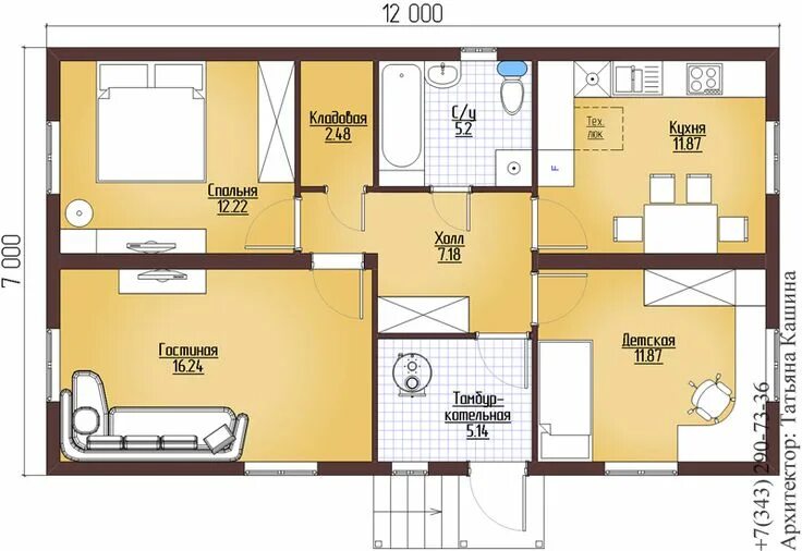 Проект дома 12 12 фото План дома in 2024 House, Floor plans, How to plan