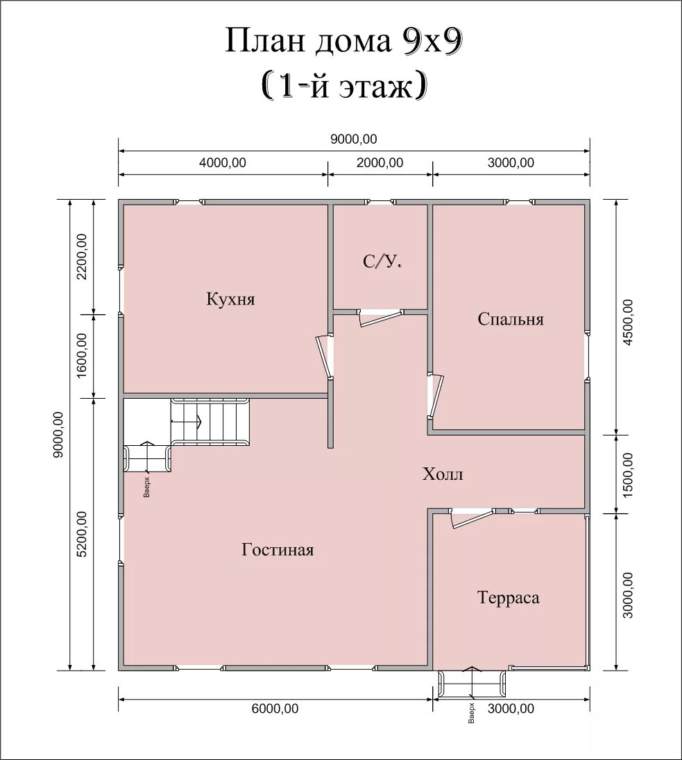 Проект дома 8 9 фото Строительство дома Под ключ в Куровском и Регионе, за 20-45 дней. Дом из бруса К