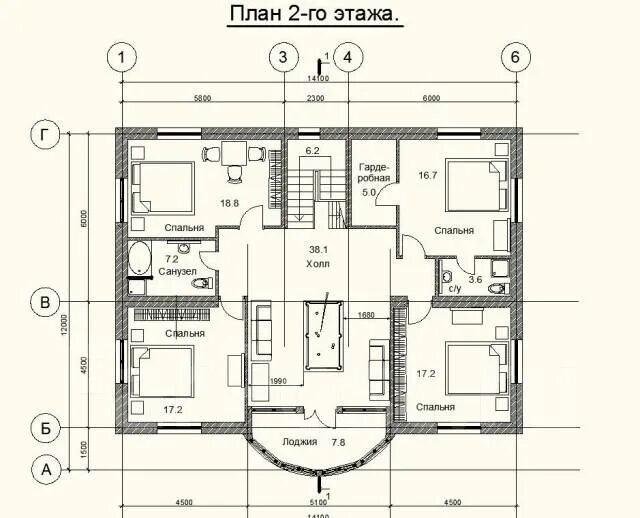 Проект дома чертеж комнат Строительство каркасных домов в Уссурийске