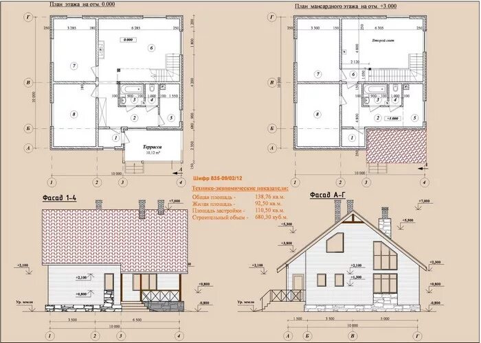 Проект дома из газобетона бесплатно с чертежами Проекты жилых домов