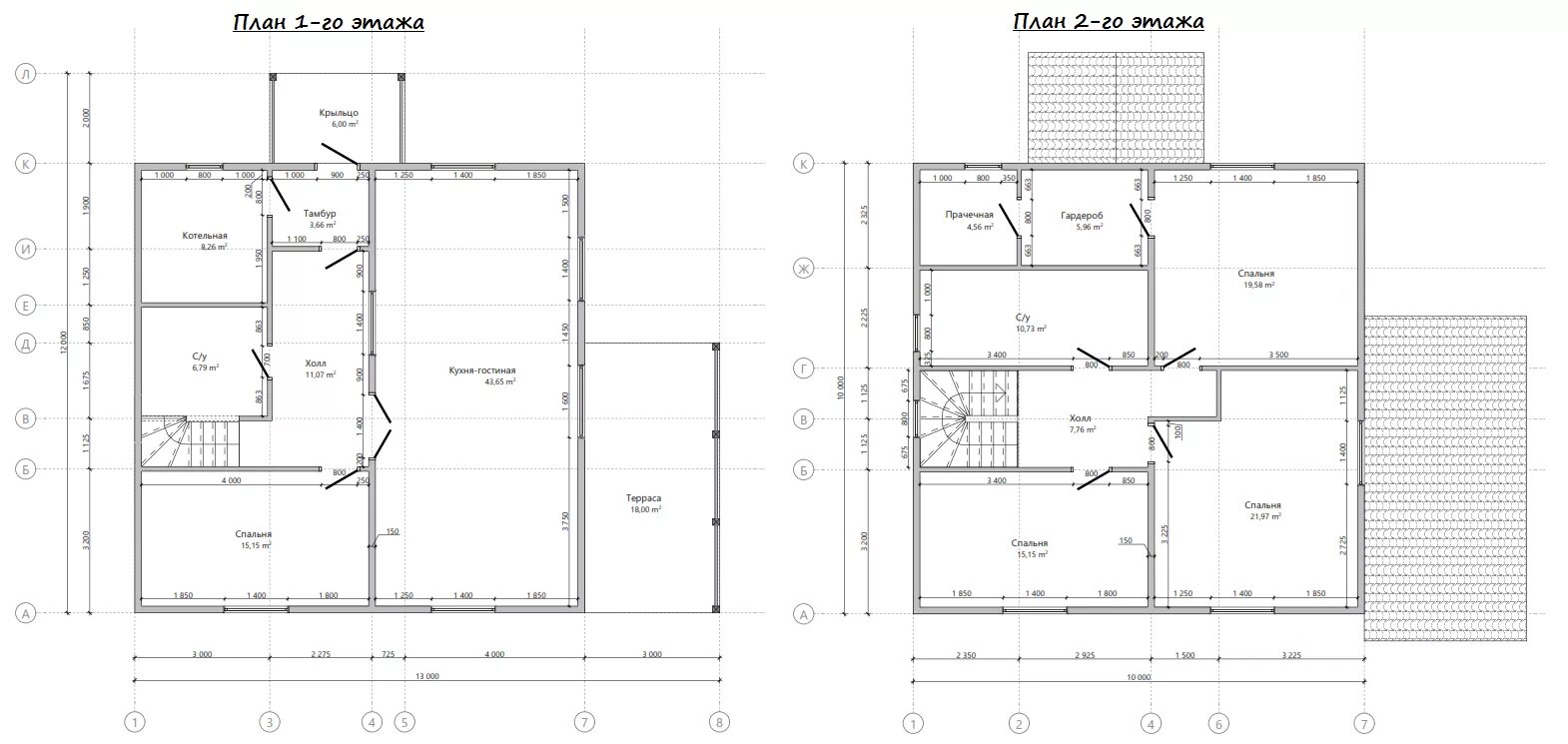 Проект дома из газобетона чертежи Проект каркасного дома 194,29 м² строительство каркасных барнхаусов под ключ в Т