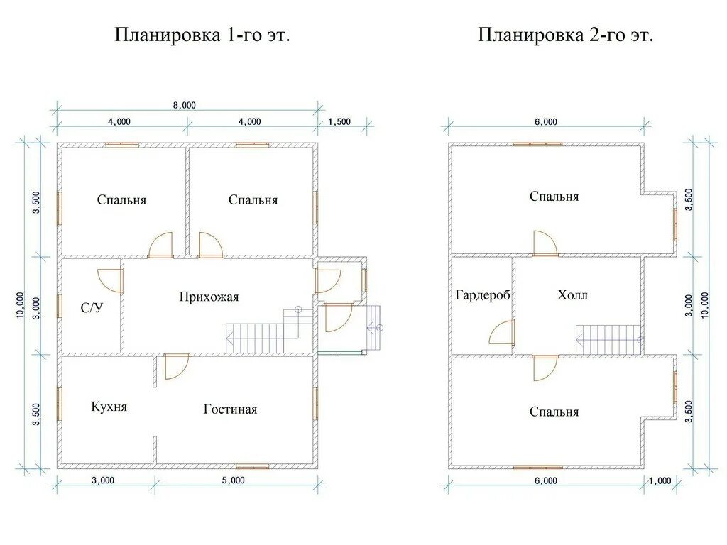 Проект дома с мансардой отличной планировкой Проекты каркасных домов с мансардой 8х10 с отличной планировкой - Фотоподборки 1