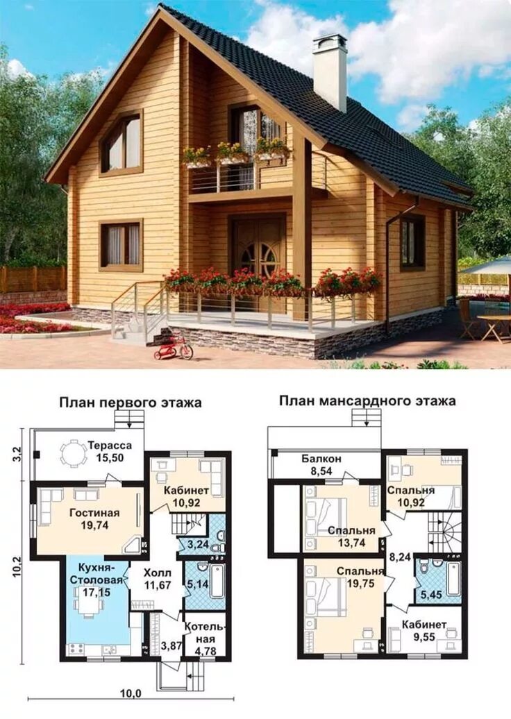 Проект дома с мансардой отличной планировкой @mumeagency2 Linktree Sims house plans, House blueprints, Village house design