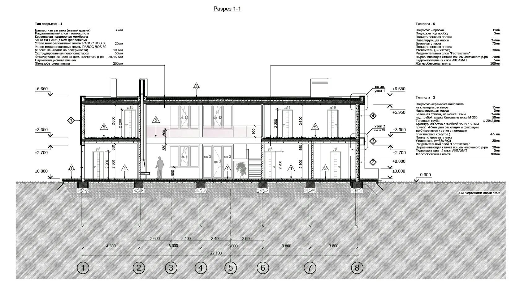 Проект дома с плоской крышей чертежи Ximki-house by Sboev3 Architect - Architizer