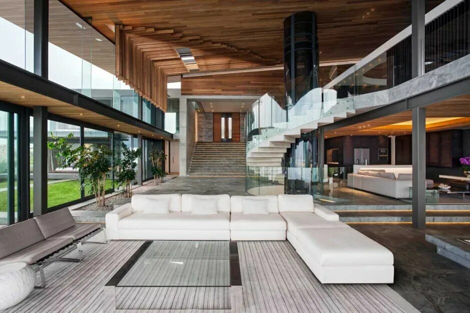 Проект дома современный интерьер Cove 3 House by SAOTA Hypebeast