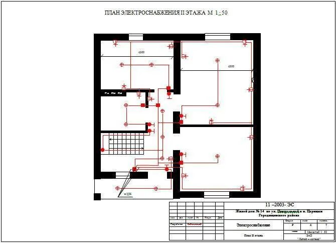 Проект электроснабжения частного дома пример Схема электроснабжения частного дома фото Molot-Club.ru