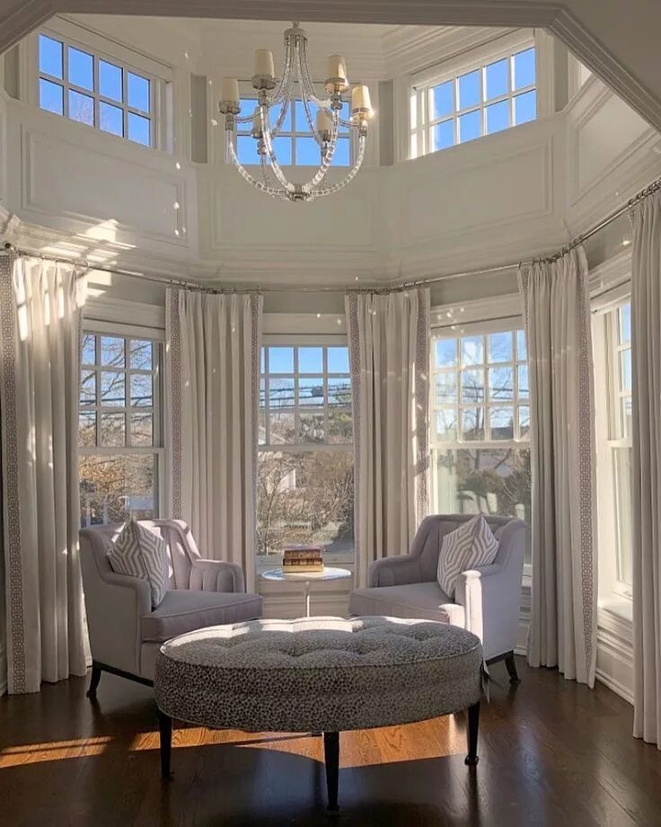 Проект эркер фото This dreamy master suite is coming together in Greenwich, CT! Bay Window Custom 