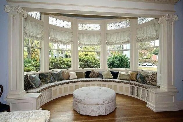 Проект эркер фото 17 Attractive Curtains That You Will Spice Up Your Interior Design Bay window de