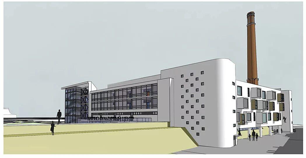 Проект фабрика дизайна Реконструкция ЦЭС под межвузовский научно-культурный центр в Омске Архитектура и