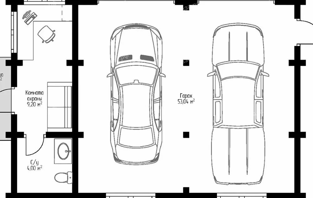 Проект гаража на 2 машины фото Нюансы проектирования гаража на загородном участке