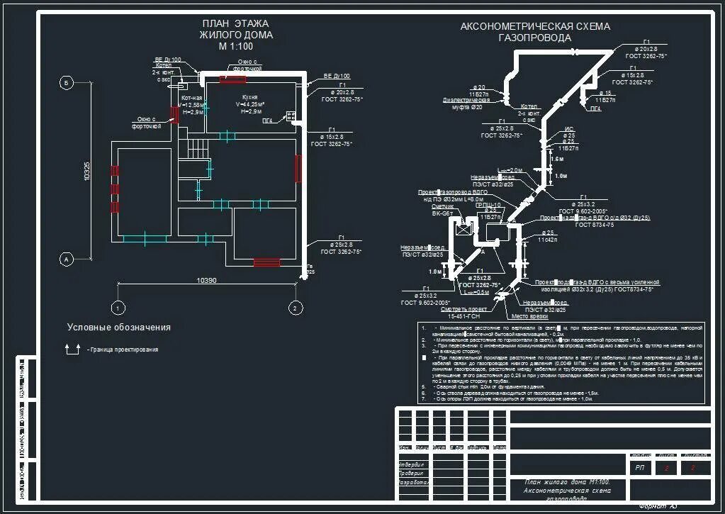 Проект газоснабжения частного дома пример Проектирование газоснабжения частного дома - CormanStroy.ru