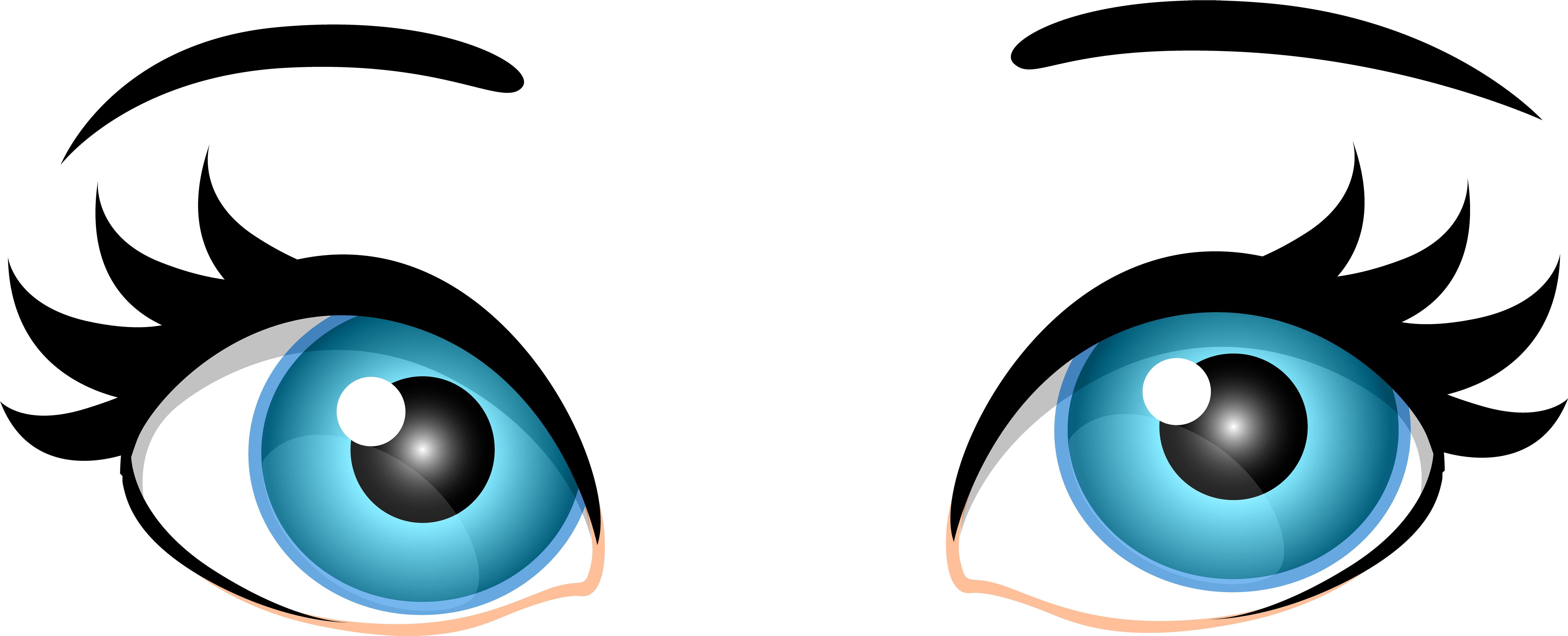 Проект глаза фото Blue Female Eyes Png Clip Art - Eyes Clip Art - (7000x2838) Png Clipart Download