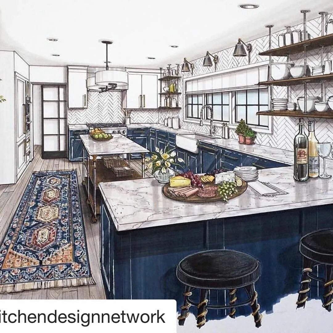 Проект интерьера кухни Beautiful kitchen design, Lori Gilder of Kitchen Design Network Interior design 