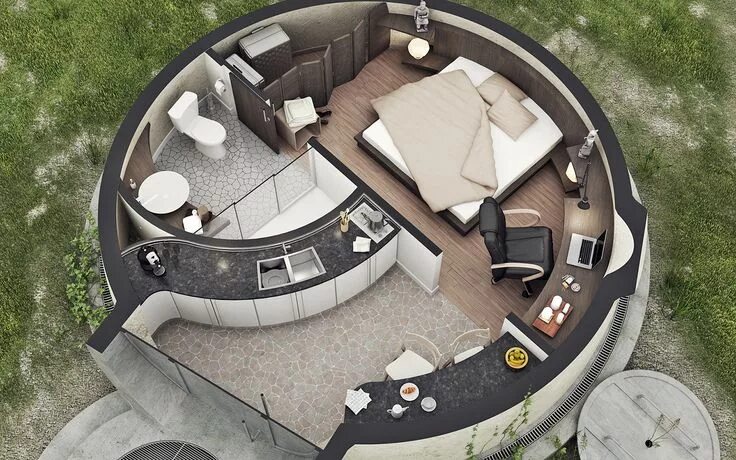 Проект круглого дома фото DOME HOUSE Round house plans, Dome house, Round house