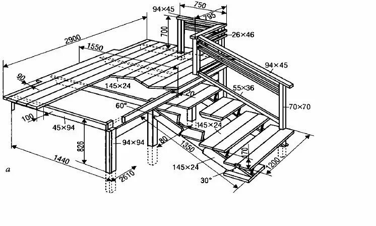 Проект крыльца к дому чертежи Mobile home additions guide: ideas, cost, pictures, floor plans Homes Direct