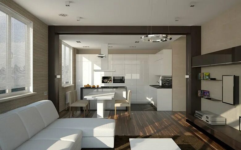 Проект кухни студии фото Modern interior for the modern man Maria Gubina