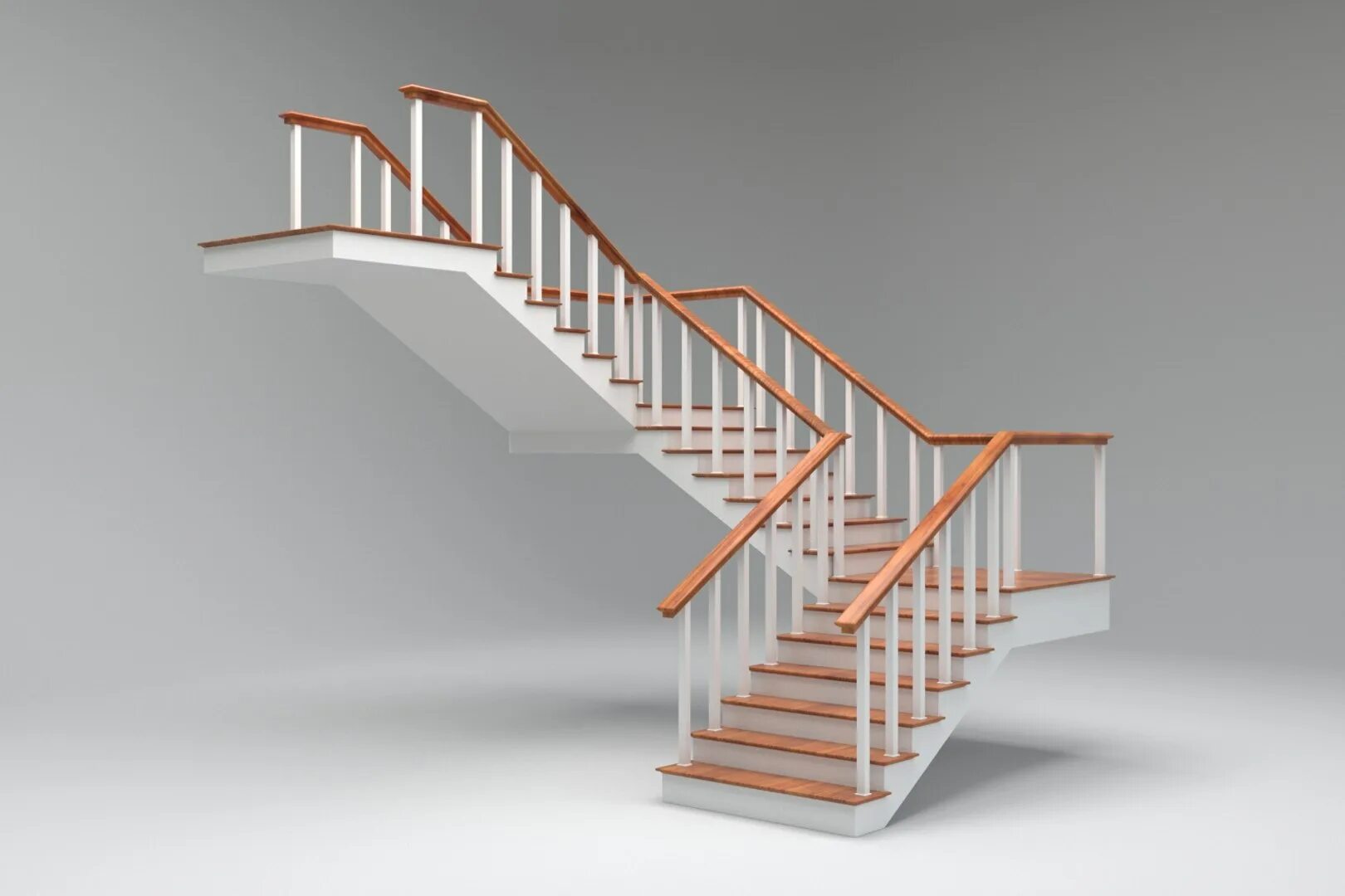 Проект лестницы фото Free 3D Stair - TurboSquid 1417540