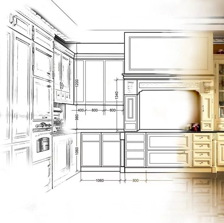 Проект мебели фото Kitchen Cabinet Cost: How to Determine the Price