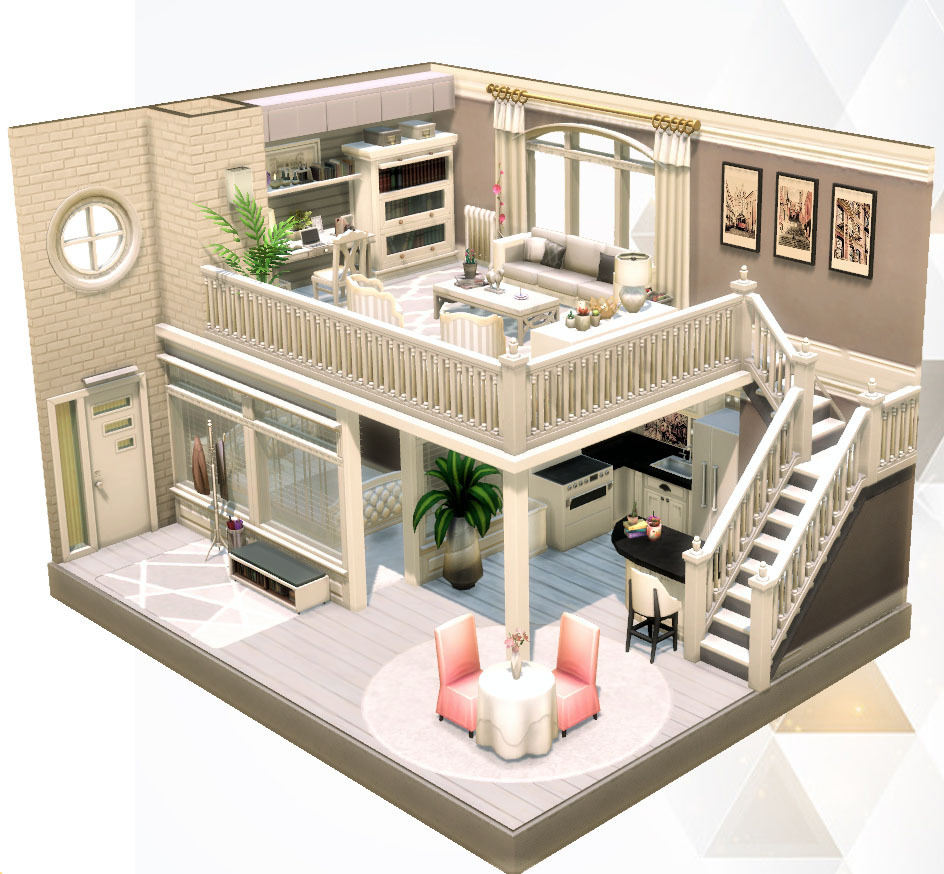 Проект оформления дома The Sims 4 creations by agathea Sims 4 house plans, Sims 4 house design, Sims 4 