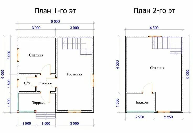 Проект планировки дома 6х6 Пин на доске ЖИЛЬЁ