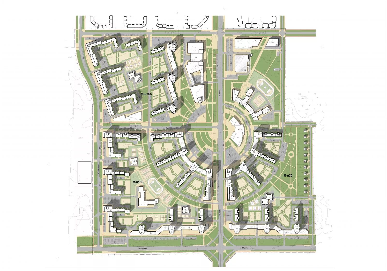Проект планировки пример Проект планировки территории жилого района "Южный" (мкр.№ 16А, 16Б, 20) - Официа